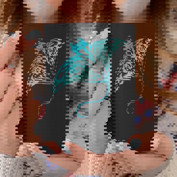 ハワイ トライバル マンタレイ ハワイアン シャツ サメの恋人 コーヒーマグ 面白い贈り物