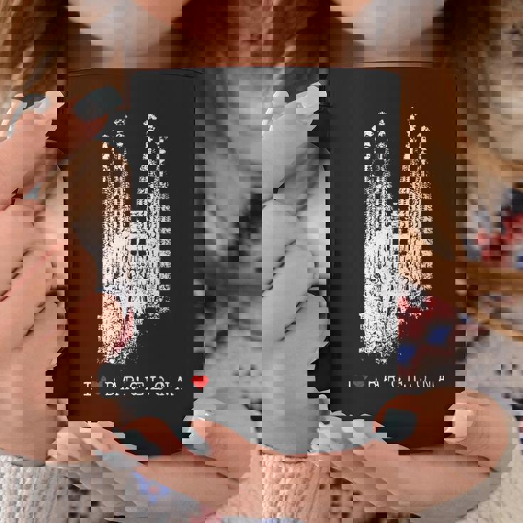 バルセロナ サグラダファミリア ヴィンテージ スパニッシュ I Love Barcelona コーヒーマグ 面白い贈り物