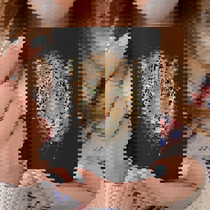 ヒョウ柄シャツ メンズ グラフィック レディース 動物愛好家 美的 コーヒーマグ 面白い贈り物