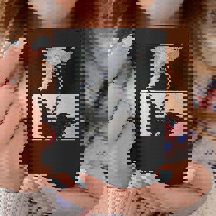 ヒルマ・アフ・クリント作「白鳥」1915年 長袖tシャツ コーヒーマグ 面白い贈り物