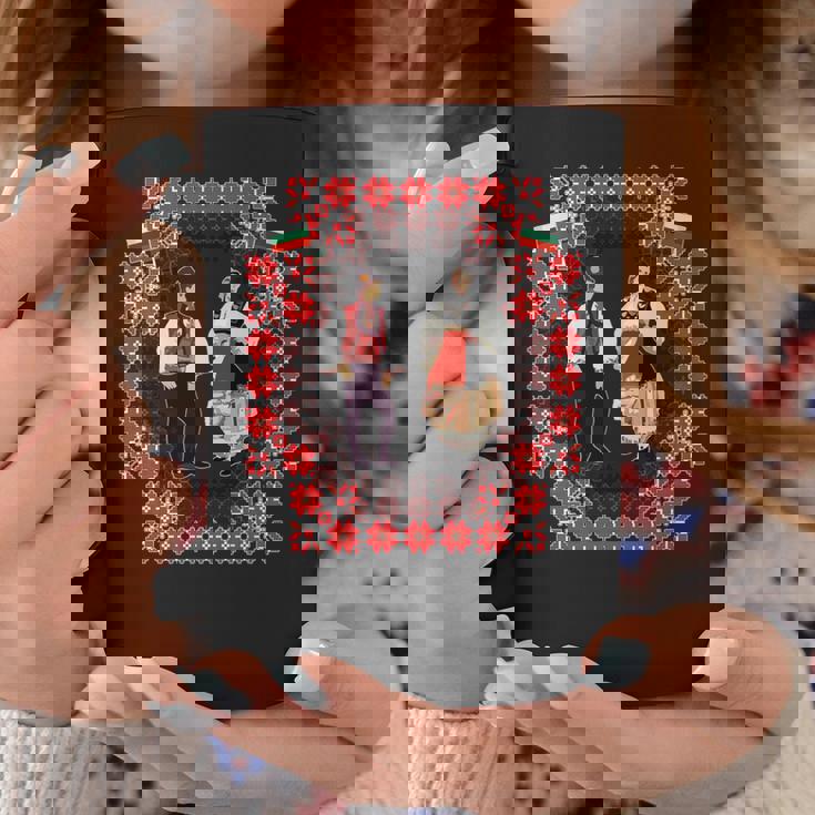 ブルガリアの伝統民族舞踊。ダンサー 長袖tシャツ コーヒーマグ 面白い贈り物