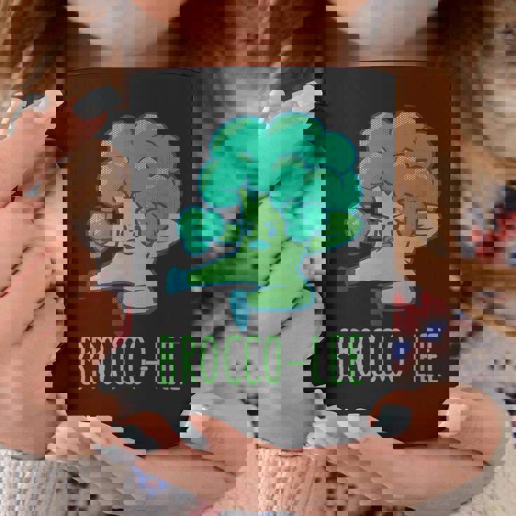 ブロッコリー 面白い空手カンフーブロッコリー野菜 コーヒーマグ 面白い贈り物