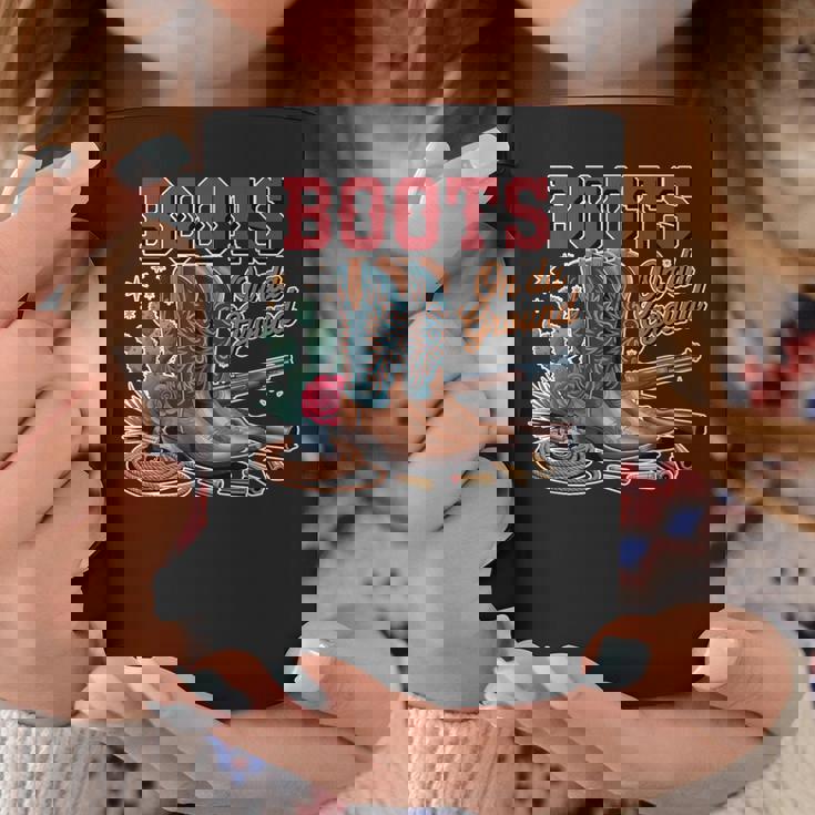 ブーツ オン グラウンド カウガール カウボーイ ウエスタン コーヒーマグ 面白い贈り物