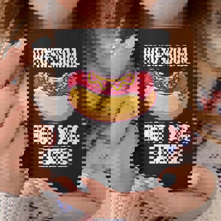 プロフェッショナルホットドッグイーターファニーホットドッグ コーヒーマグ 面白い贈り物