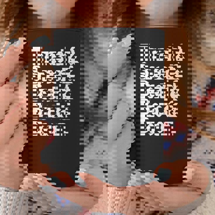 ヘヴィメタル音楽ファンリスト スラッシュスピード ドゥーム デス ブラック コーヒーマグ 面白い贈り物