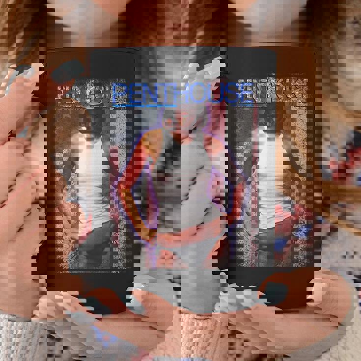 ペントハウスマガジン 1976年7月 ピンナップ ガール ヴィンテージ アメリカ国旗 コーヒーマグ 面白い贈り物