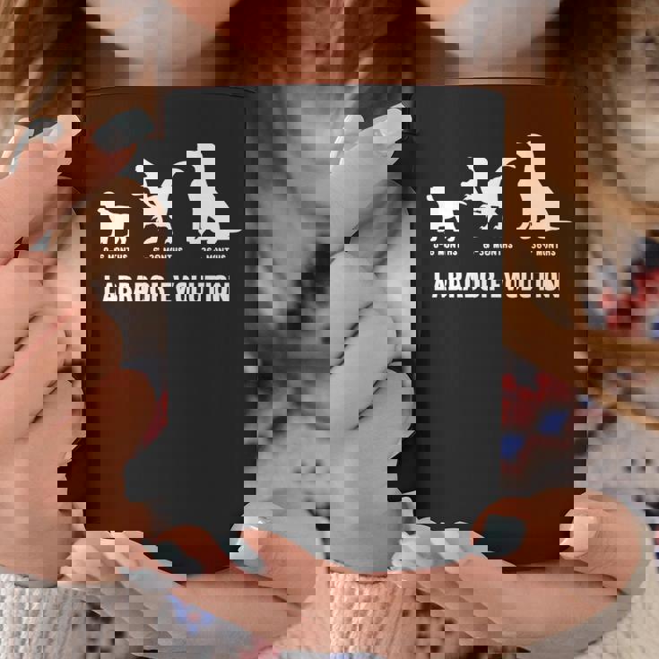 ラブラドールレトリバー エボリューションデザイン ラブラドールオーナー向け 長袖tシャツ コーヒーマグ 面白い贈り物