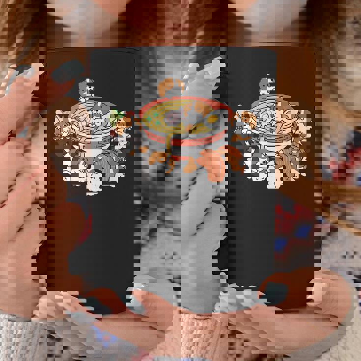 ラーメン寿司キャバリア・キング・チャールズ・スパニエル犬 コーヒーマグ 面白い贈り物