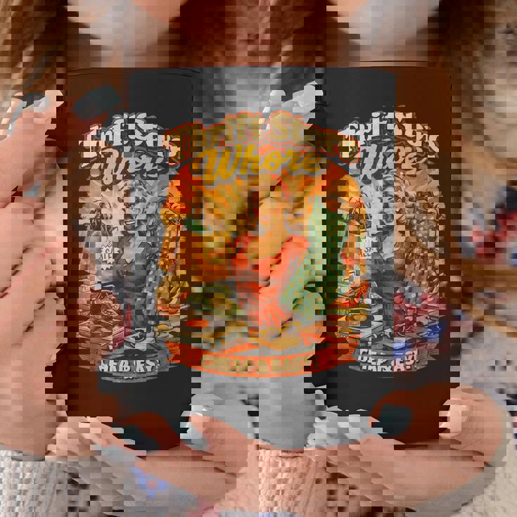 リサイクル ストア 売春婦 レトロ 笑顔 ショッピング ヴィンテージ コーヒーマグ 面白い贈り物