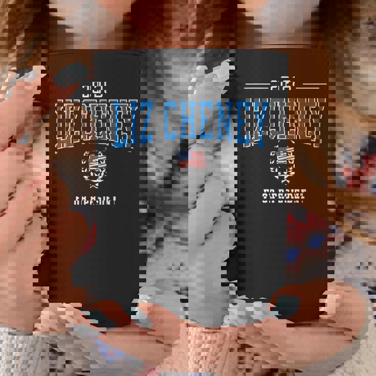 リズ・チェイニー 2028 共和党大統領愛国アメリカ国旗 コーヒーマグ 面白い贈り物