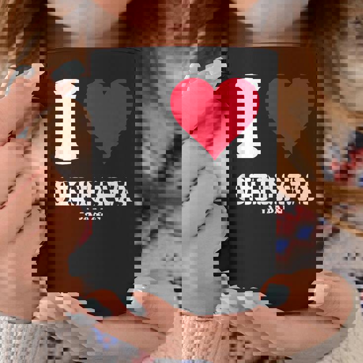 レッドハート I Love 沖縄 コーヒーマグ 面白い贈り物