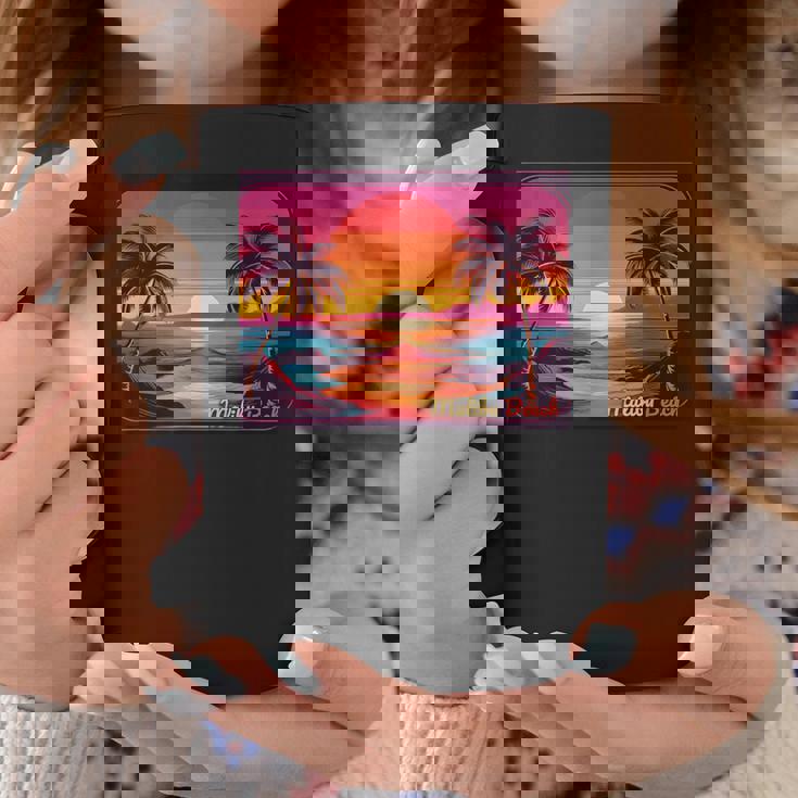 レトロ サンセット マリブビーチ コーヒーマグ 面白い贈り物