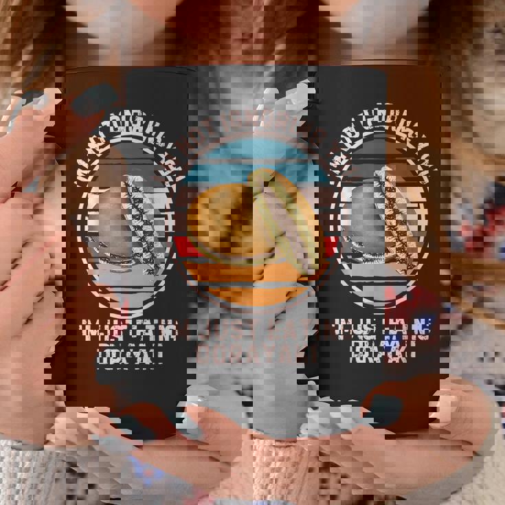 レトロどら焼き 俺は君を無視しない ただ食べているだけどら焼き コーヒーマグ 面白い贈り物