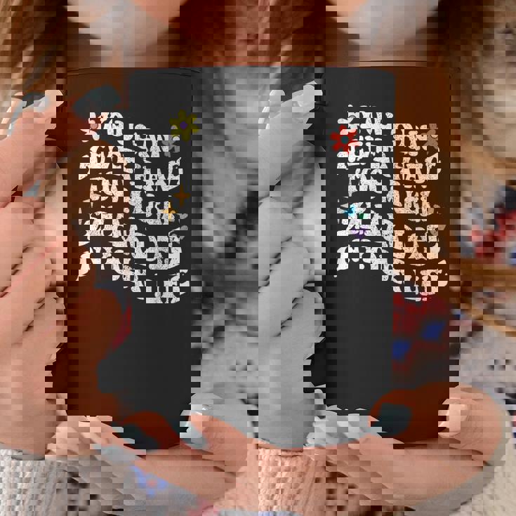 レトログルーヴィー。シャデーが多すぎることはありません。 コーヒーマグ 面白い贈り物