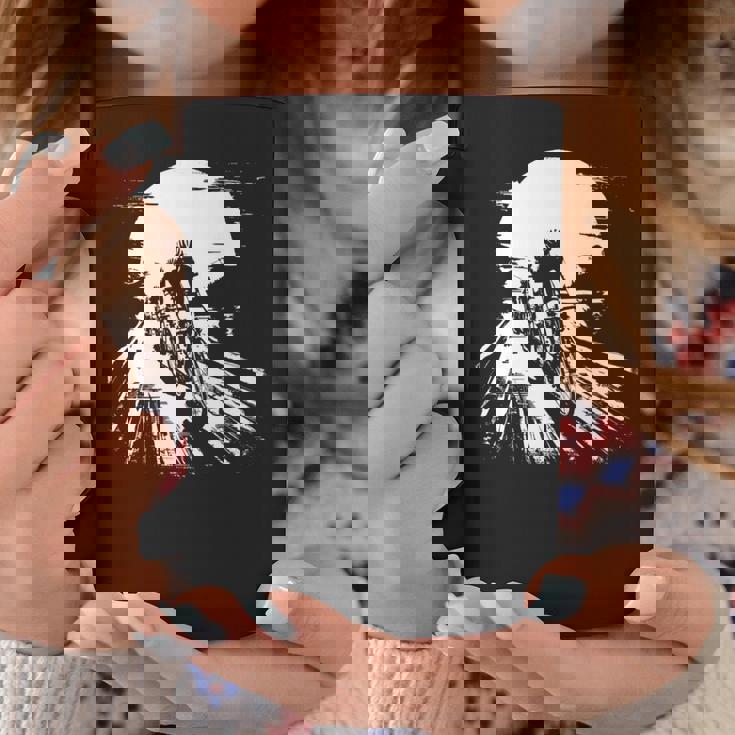 レーシング・サイクリスト、バイカー・サイクリズムを描く 長袖tシャツ コーヒーマグ 面白い贈り物