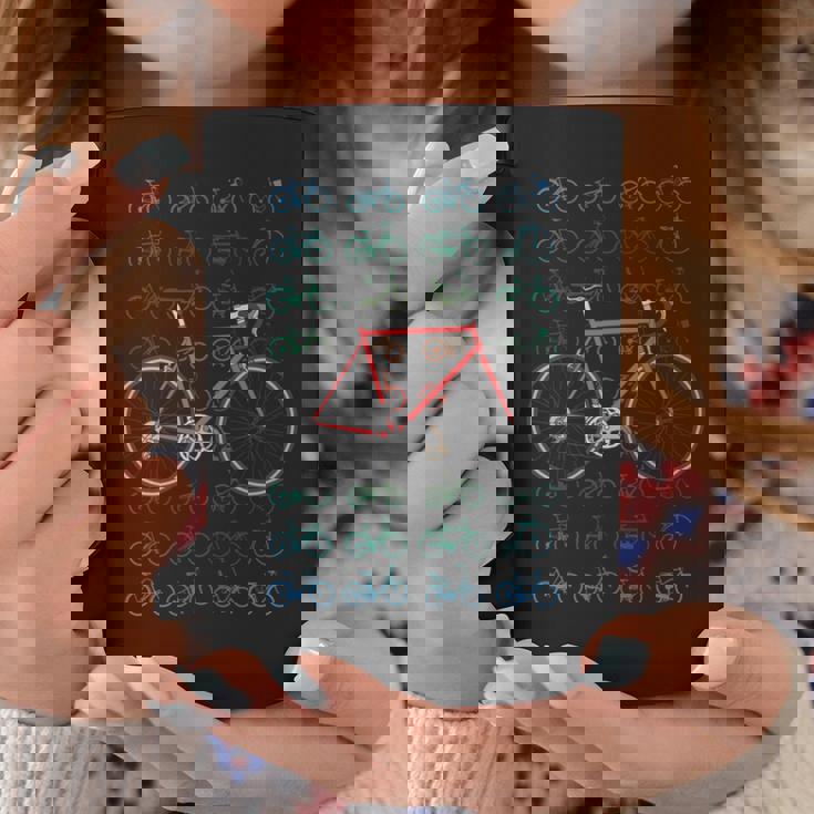 レース 道路 自転車 自転車 サイクリスト サイクリング バイキング 乗る ツアー 長袖tシャツ コーヒーマグ 面白い贈り物