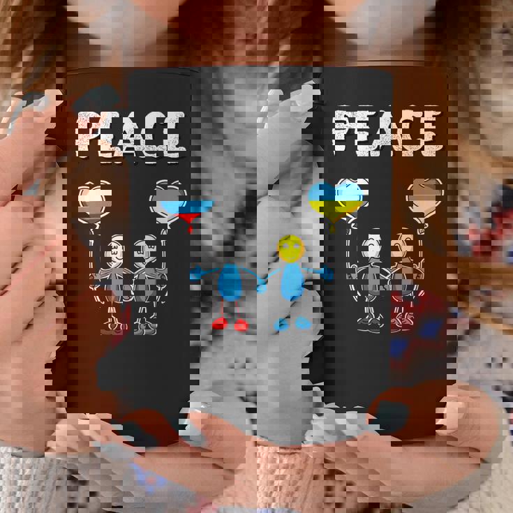 ロシアとウクライナの間の平和 長袖tシャツ コーヒーマグ 面白い贈り物
