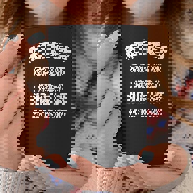 ロデオ・クラウン私はこれのために一生働いた コーヒーマグ 面白い贈り物