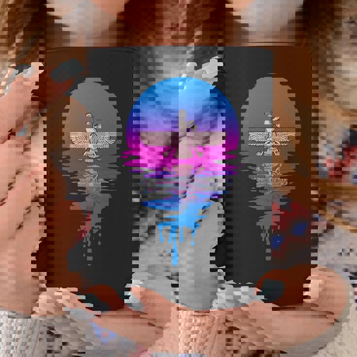 ヴィンテージ レトロ 夕日 アヌンナキ 長袖tシャツ コーヒーマグ 面白い贈り物