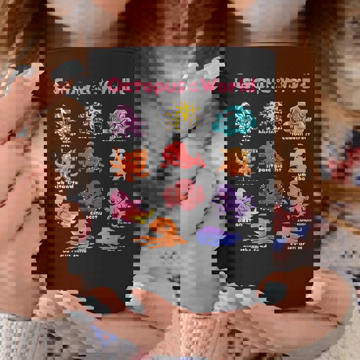 世界のタコ 海の動物 タコ好き 海洋生物 コーヒーマグ 面白い贈り物