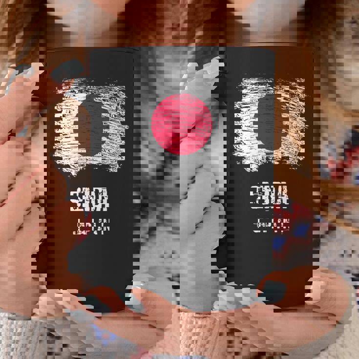 仙台ジャパン 休暇お土産 日本国旗 アンティーク調 コーヒーマグ 面白い贈り物