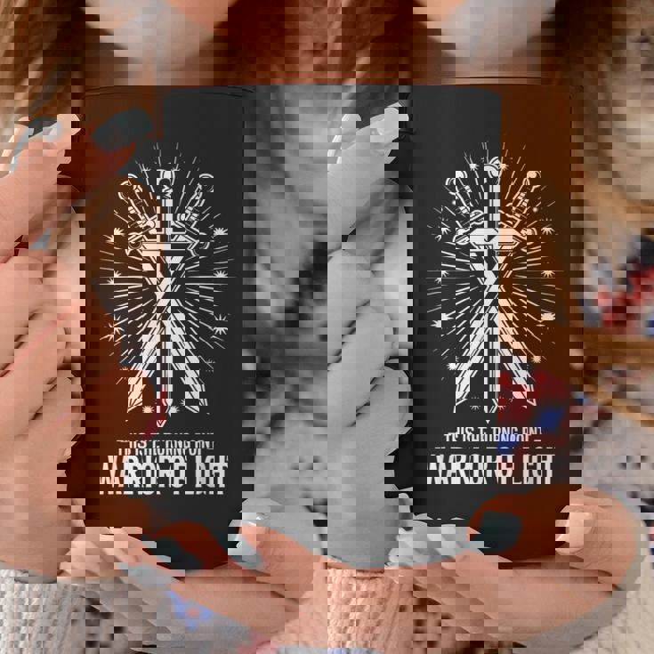 光の戦士 Warrior Of Light This Is The Turning Point 交差する剣 コーヒーマグ 面白い贈り物