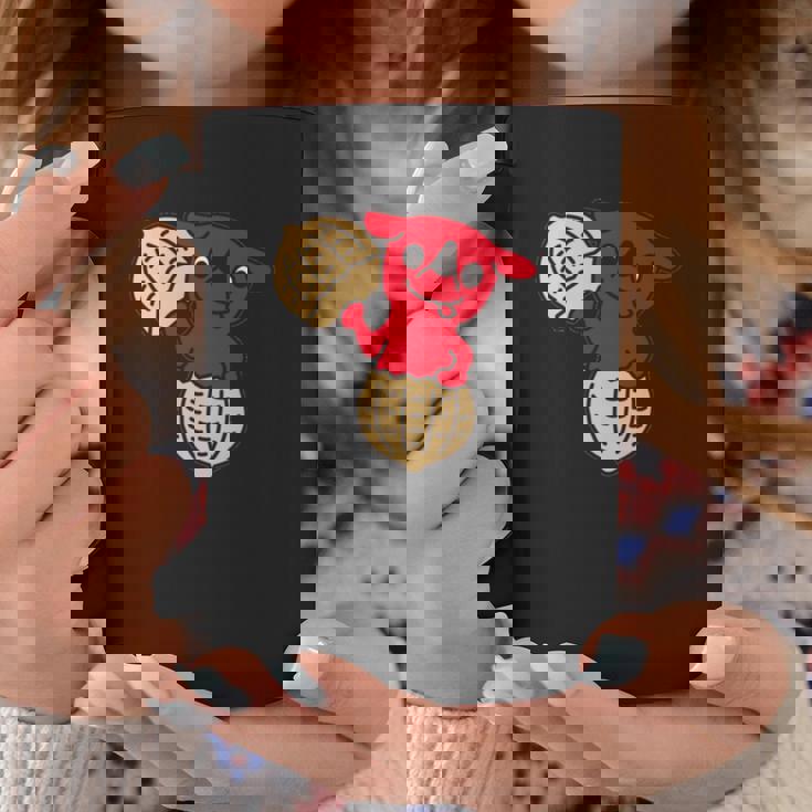 千葉県ご当地キャラと落花生 長袖tシャツ コーヒーマグ 面白い贈り物