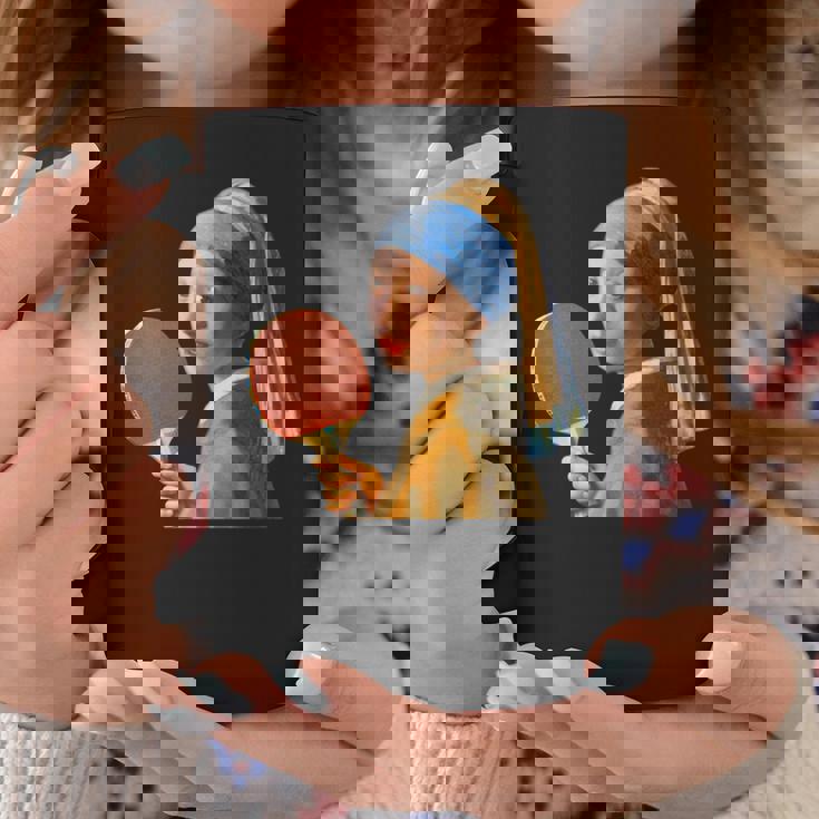 卓球 面白いtシャツ ボール ピンポン おもしろ 服 ネタ メンズ 卓球部 おもしろグッズ 大人 子供 長袖tシャツ コーヒーマグ 面白い贈り物