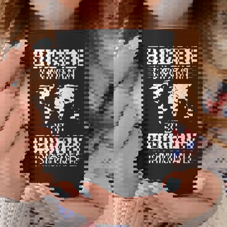 地理教師 地理学者 世界地図 学習史 コーヒーマグ 面白い贈り物