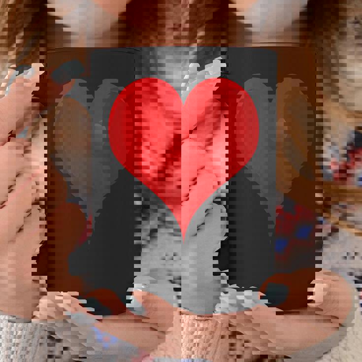 大きな赤いハート コーヒーマグ 面白い贈り物