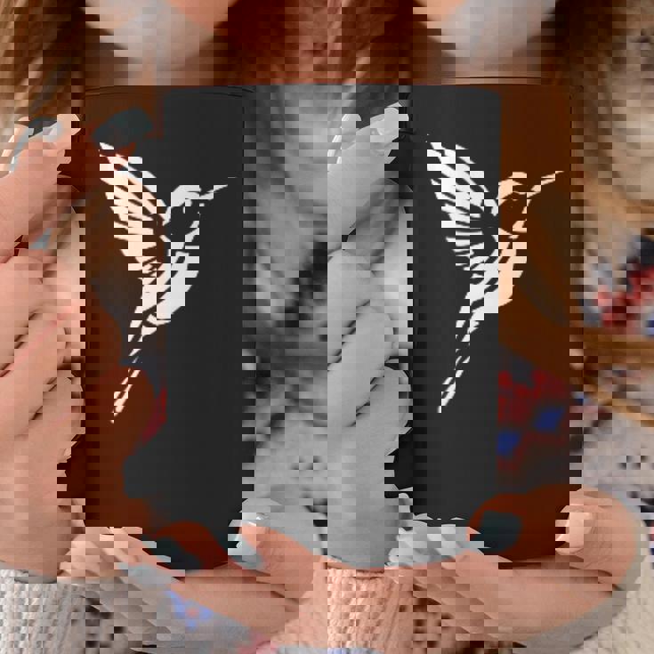 小さなシンプルなミニマリストかわいいハチドリ鳥ハチドリ コーヒーマグ 面白い贈り物