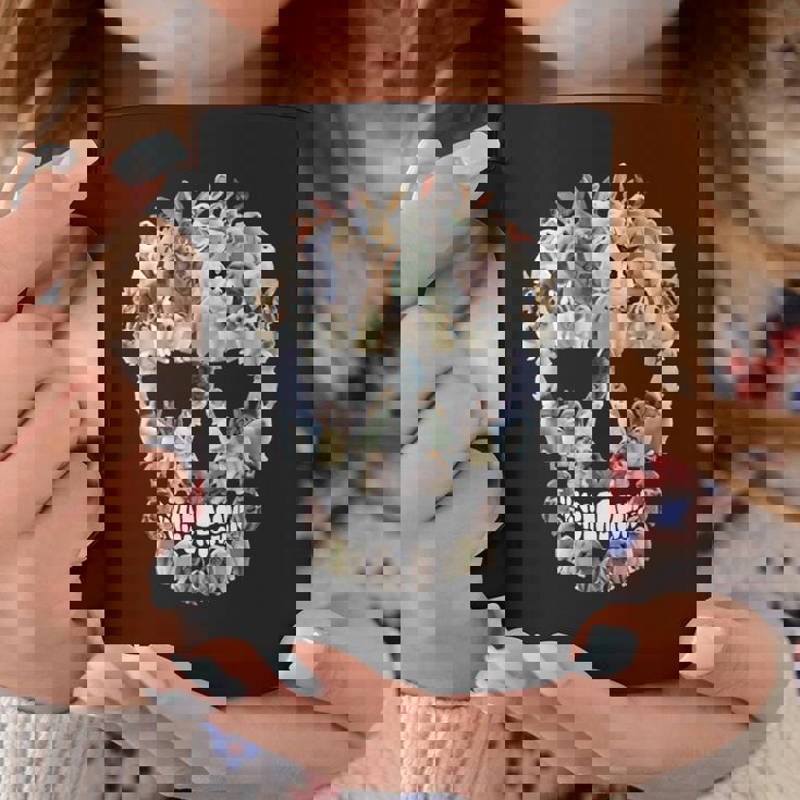 怖い スカル バニー ウサギ ホラー ハロウィン コーヒーマグ 面白い贈り物