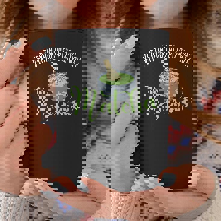 抹茶は全てを良くする、抹茶 コーヒーマグ 面白い贈り物