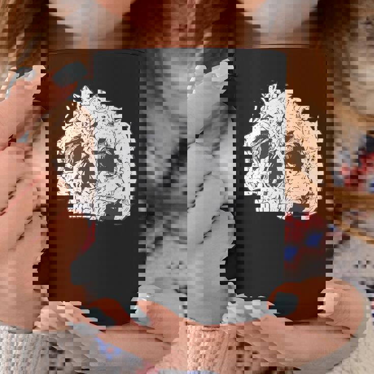 猫 ガイコツ メンズ おもしろ かわいい ネコ 面白いtシャツ 動物 メンズ レディース にゃんこ ネタ 服 長袖tシャツ コーヒーマグ 面白い贈り物