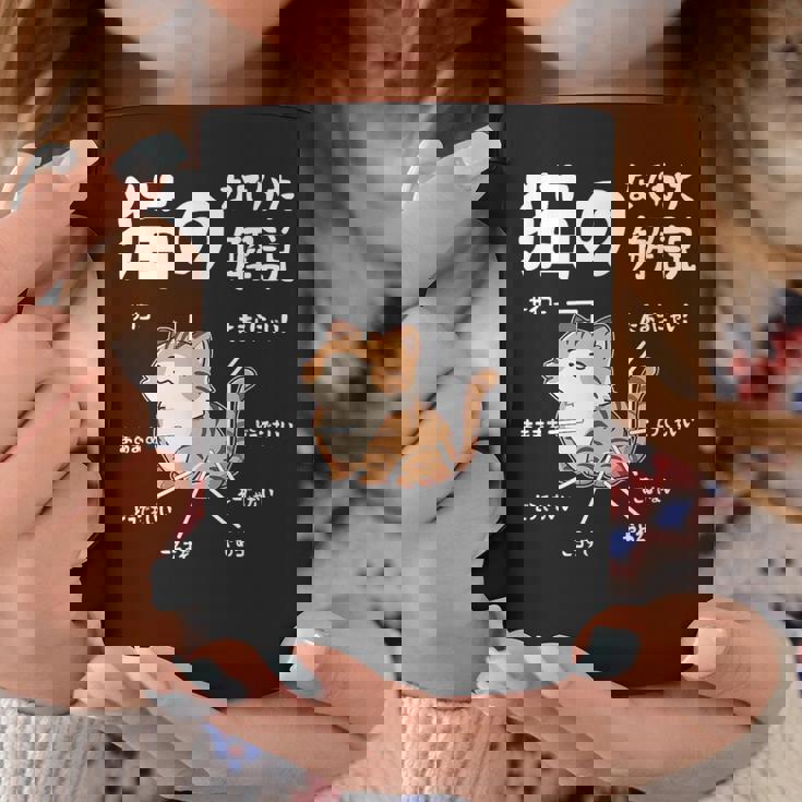 猫のなでかた解説 おもしろ 猫好き アイデア ギフト サプライズ にゃんこ おもしろ コーヒーマグ 面白い贈り物