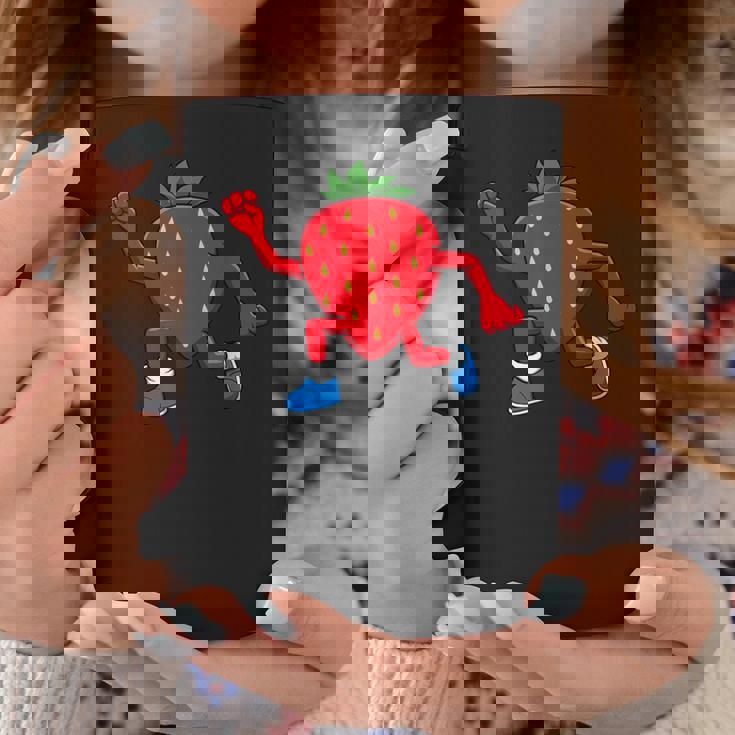 皮肉なイチゴランニングマラソン趣味のランナー コーヒーマグ 面白い贈り物