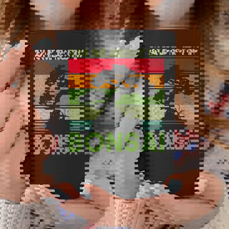 盆栽の木 私の盆栽について質問してください 面白い盆栽 コーヒーマグ 面白い贈り物