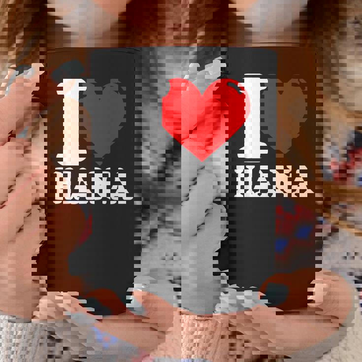 私はハナという名前が大好きです コーヒーマグ 面白い贈り物