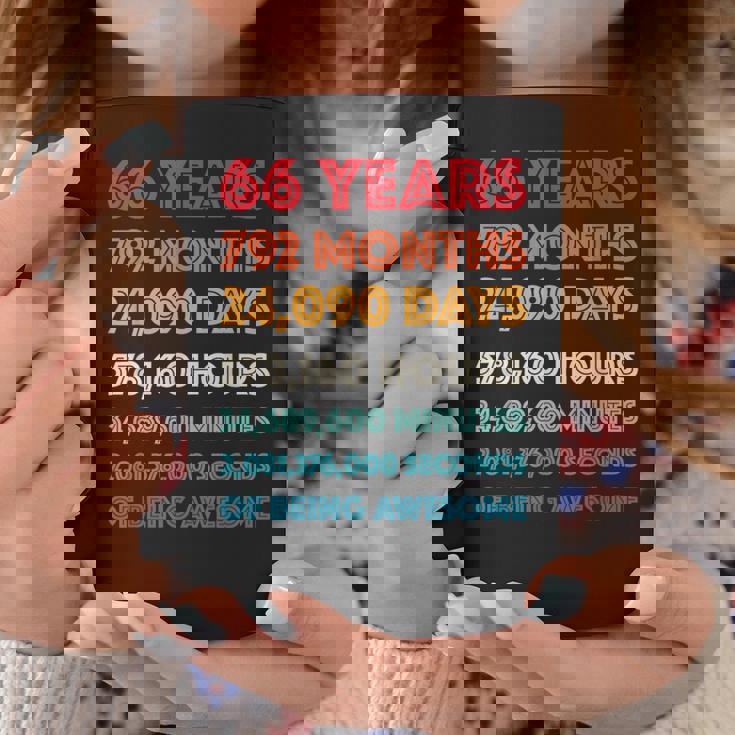 素晴らしい66歳の誕生日プレゼント 面白い レトロ 66歳の誕生日 コーヒーマグ 面白い贈り物