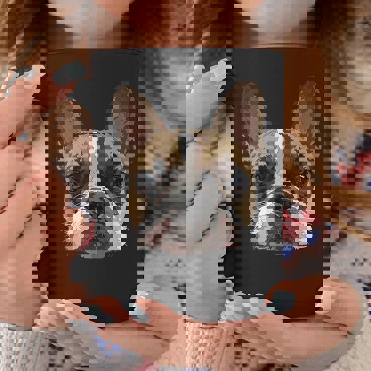 芸術的なフレンチドッグ愛好家フレンチブルドッグ コーヒーマグ 面白い贈り物