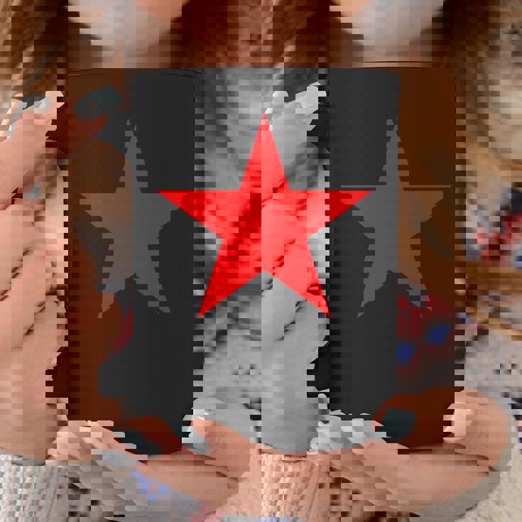 複数の色の赤い星 長袖tシャツ コーヒーマグ 面白い贈り物