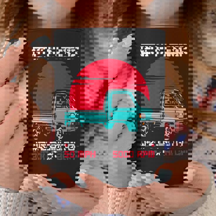 軽トラックジャパン ミニトラック Get In Loser 日本トラック コーヒーマグ 面白い贈り物