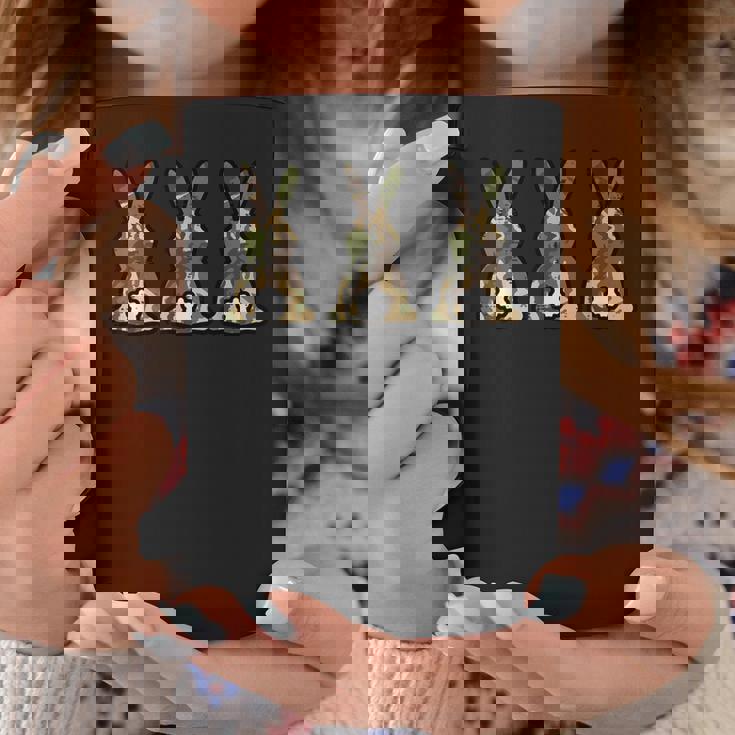 迷彩柄 ウサギ キュート イースターデー ウサギ 男性 女性 キッズ コーヒーマグ 面白い贈り物