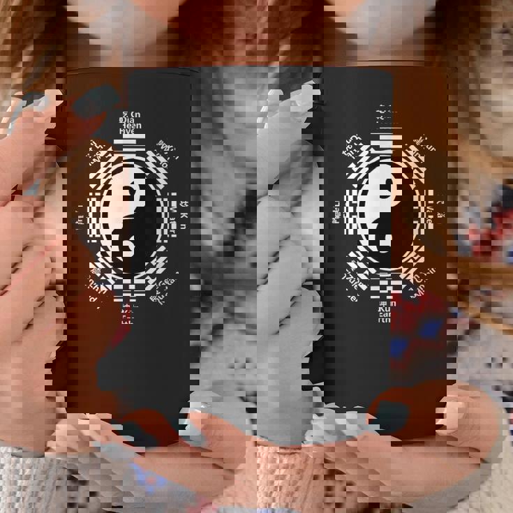 陰陽中国太極拳ギフト風水八卦カンフー コーヒーマグ 面白い贈り物