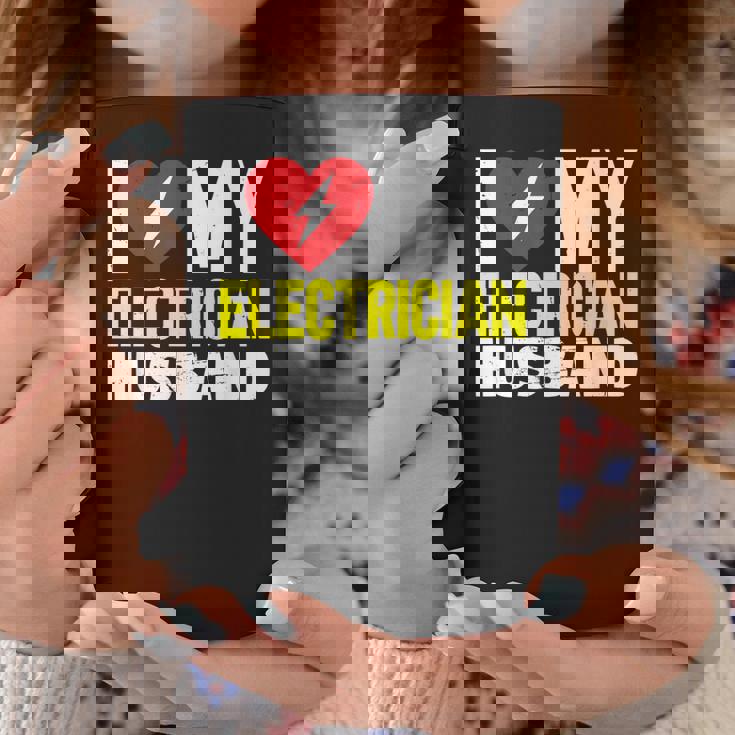 電気技師の夫が大好き コーヒーマグ 面白い贈り物