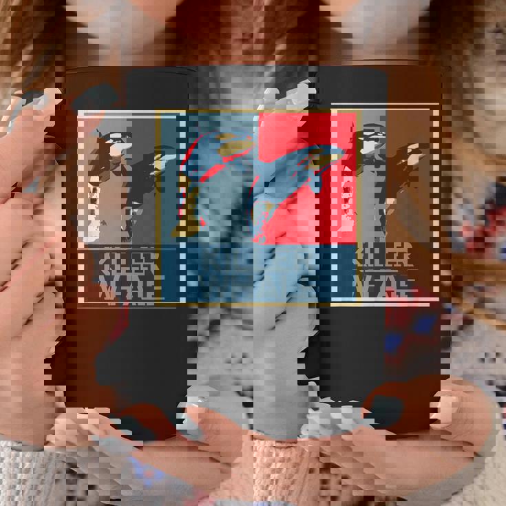 面白tシャツ 海 シャチ おもしろ かわいい グッズ 服 ネタ メンズ オリジナル 夏 生き物 レトロ コーヒーマグ 面白い贈り物