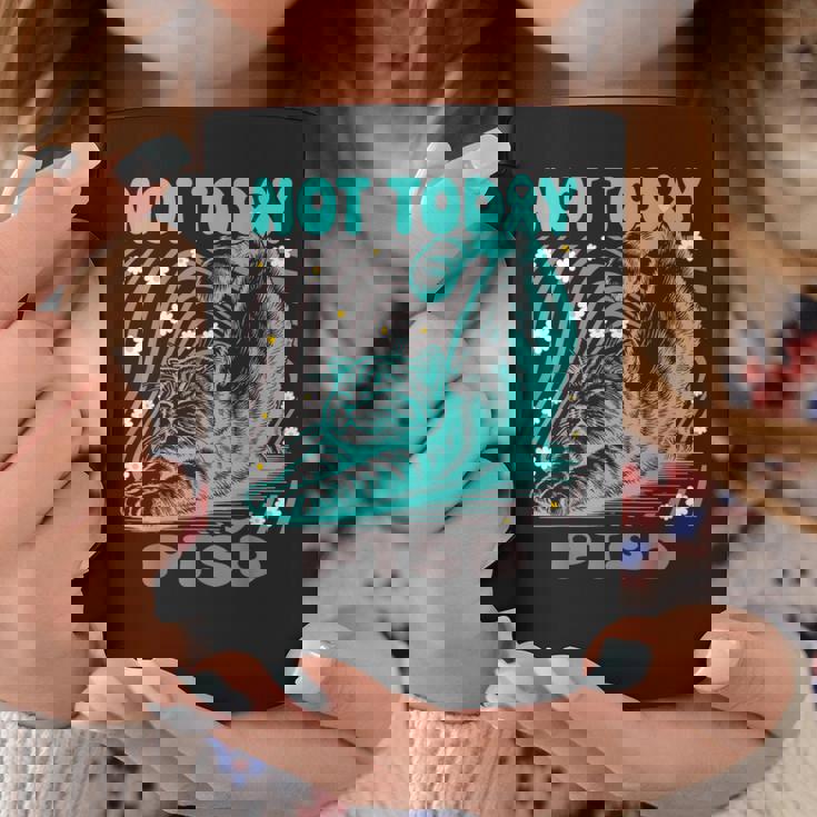 面白いptsd啓発リラックス猫は今日ではありません コーヒーマグ 面白い贈り物