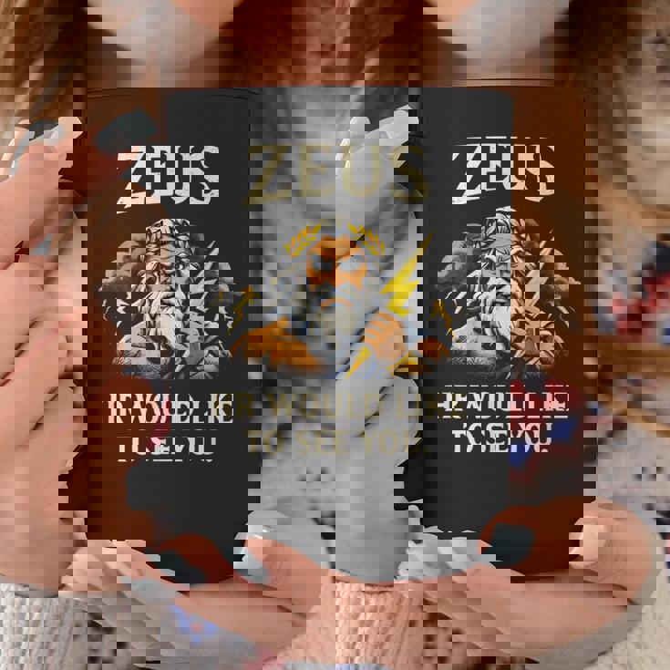 面白いゼウス・ミーム-古代ギリシャの神-ギリシャ神話 コーヒーマグ 面白い贈り物