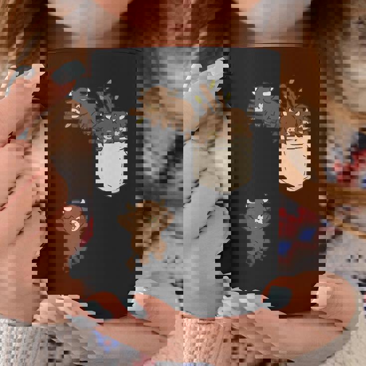 面白いバッファローバイソンかわいい遊び。 コーヒーマグ 面白い贈り物