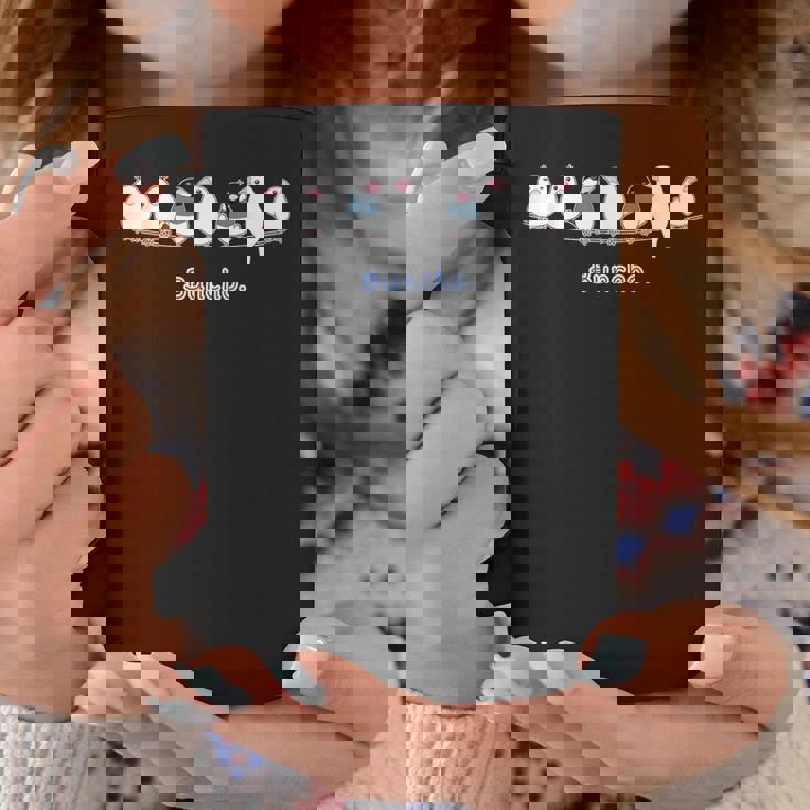 （旧デザイン）シロブンチョウ & サクラブンチョウ さん『なかまたち』白文鳥 桜文鳥【どうぶつフレンズ】動物 コーヒーマグ 面白い贈り物